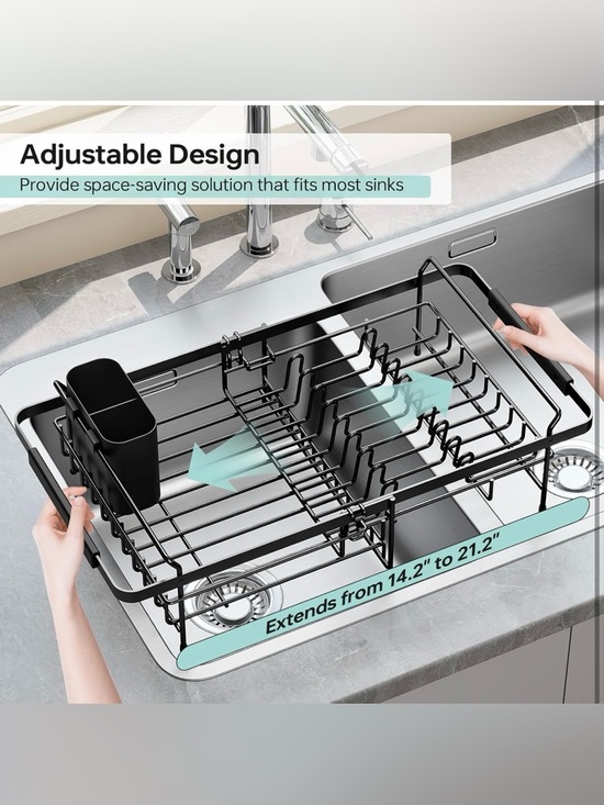 Dish Drying Rack in Sink - Picture 4 of 9
